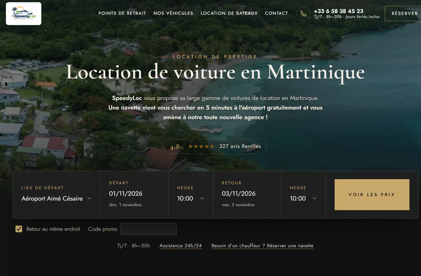 Aperçu du modèle Prestige
